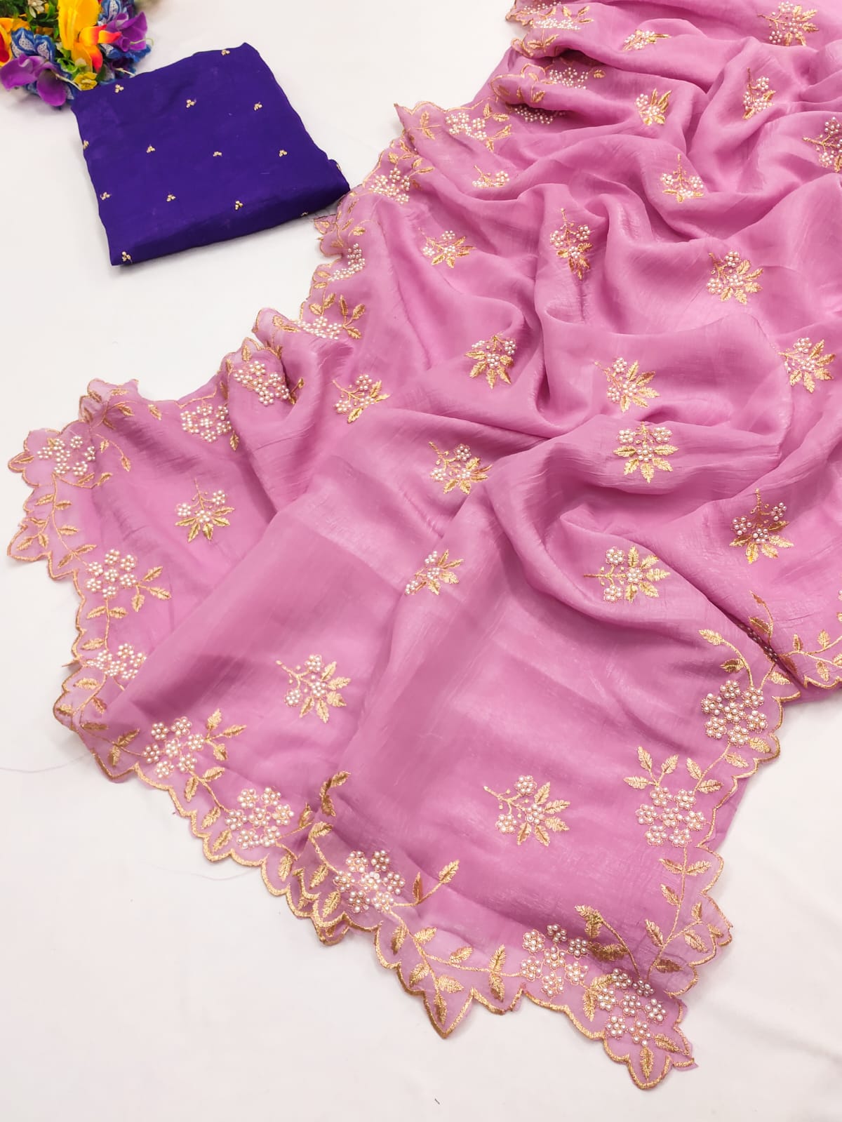 Candy Crush Silk Saree