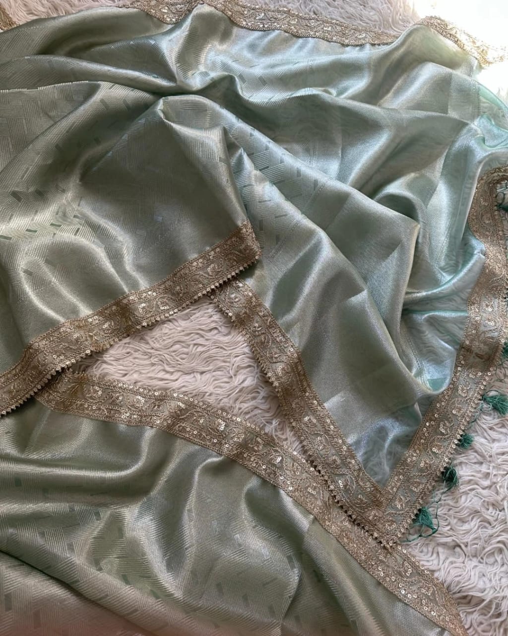 Fancy Banarasi Saree - Image 7