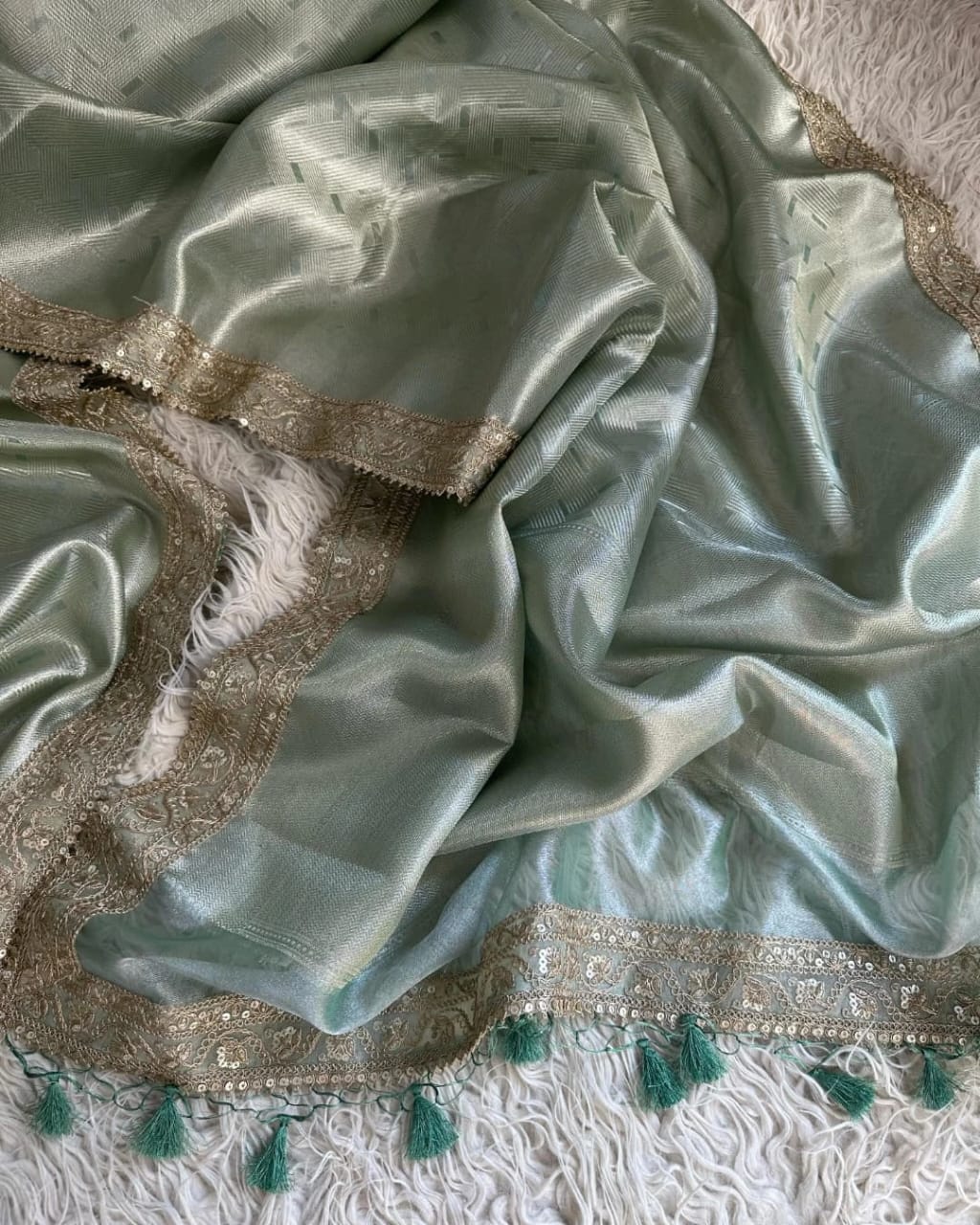 Fancy Banarasi Saree - Image 5