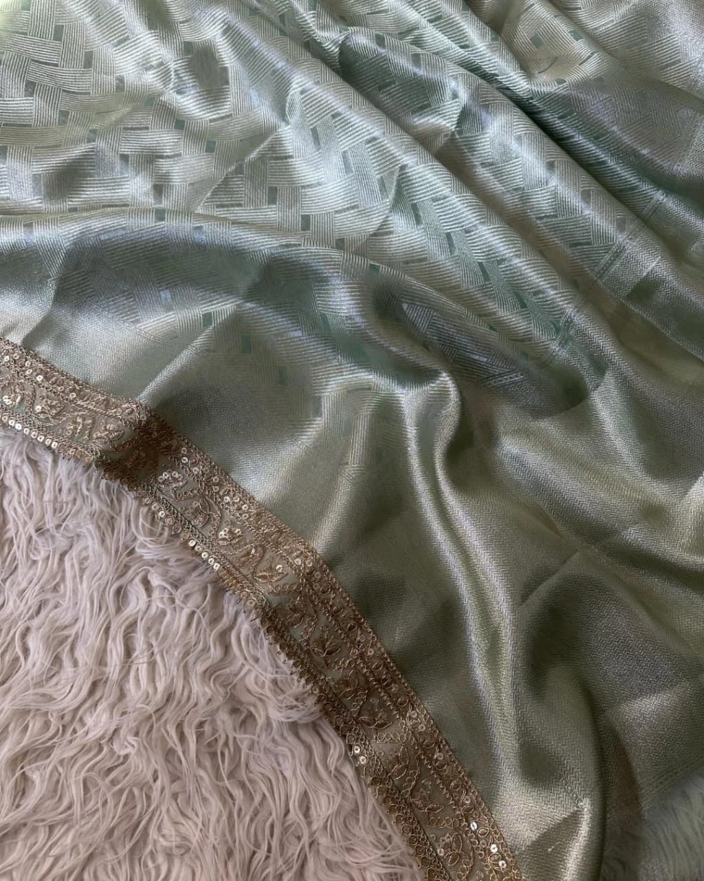 Fancy Banarasi Saree - Image 3