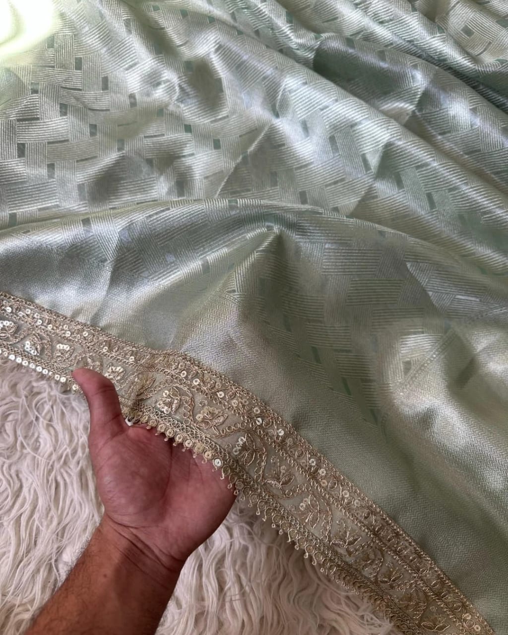 Fancy Banarasi Saree - Image 2