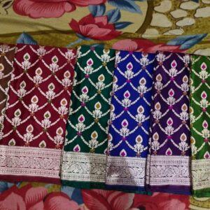 "Banarasi Handloom Mashru Soft Silk Saree"