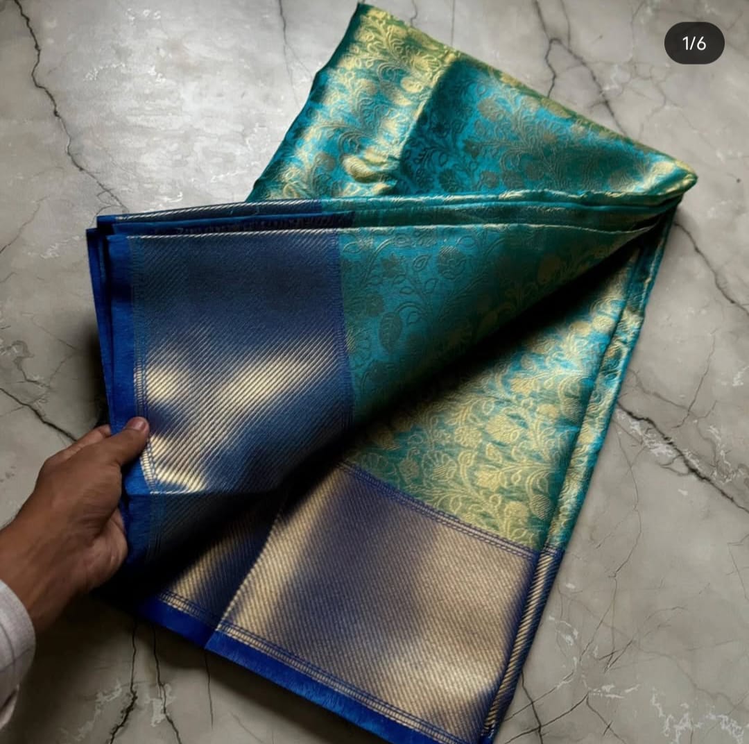 Banarasi Tissue Soft Silk Saree - Image 2