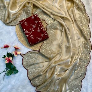 Jimmy Choo Silk Designer Saree