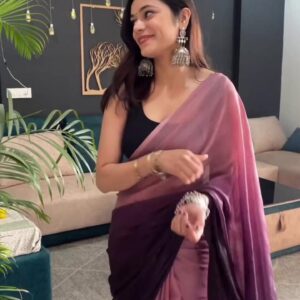 1 Min Ready-to-Wear Rimzim Georgette Saree