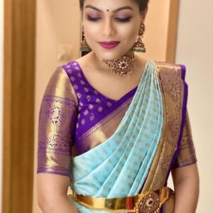 Soft Lichi Silk Classic Saree