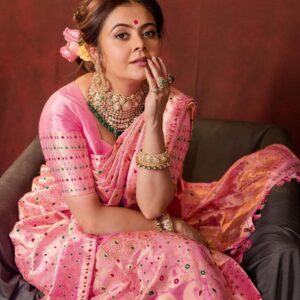 Soft Lichi Silk Premium Jacquard Saree