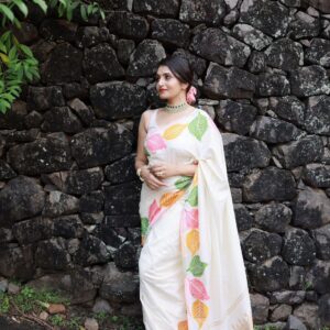 LITCHI SILK SAREE