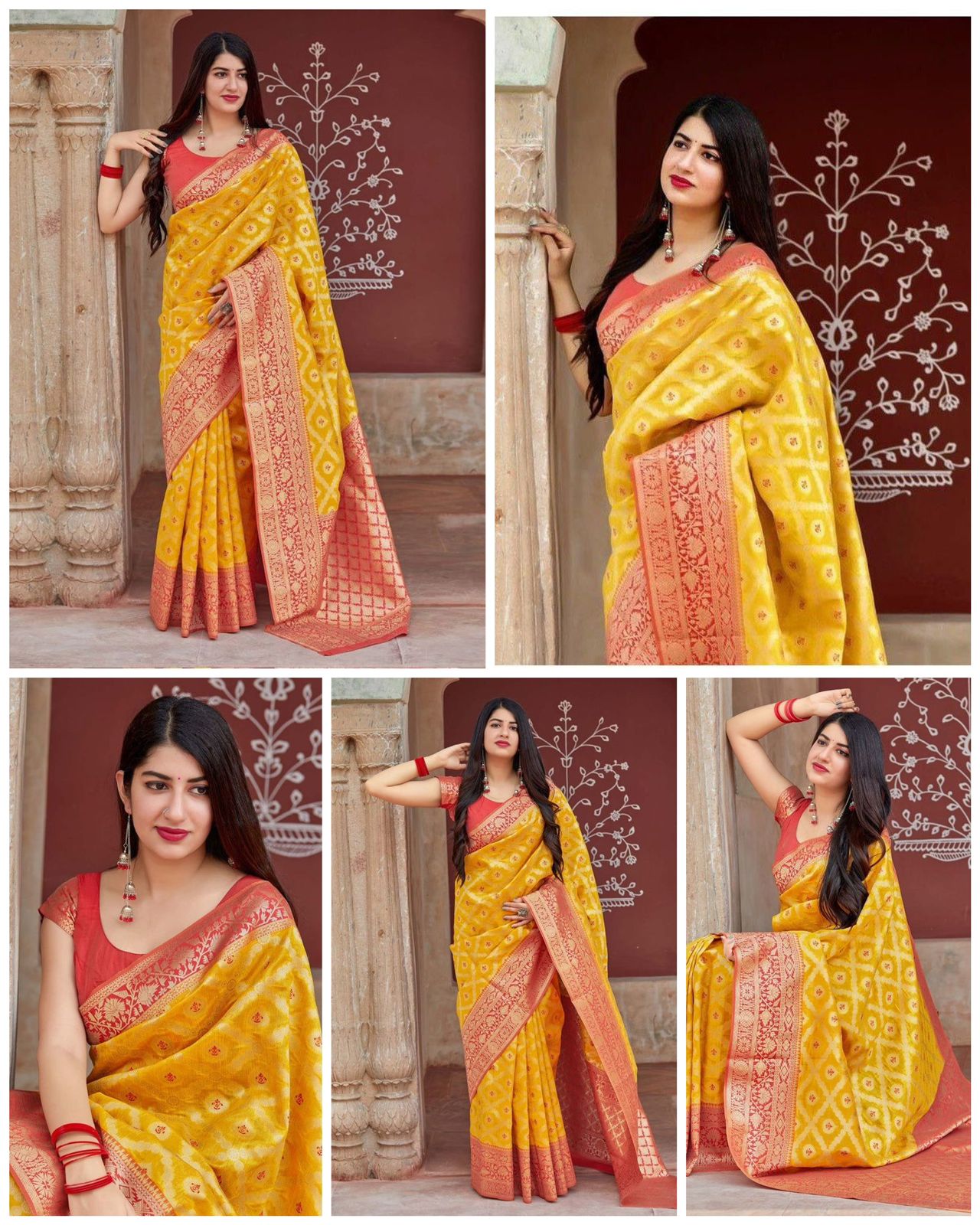 LITCHI SILK SAREE - Image 2