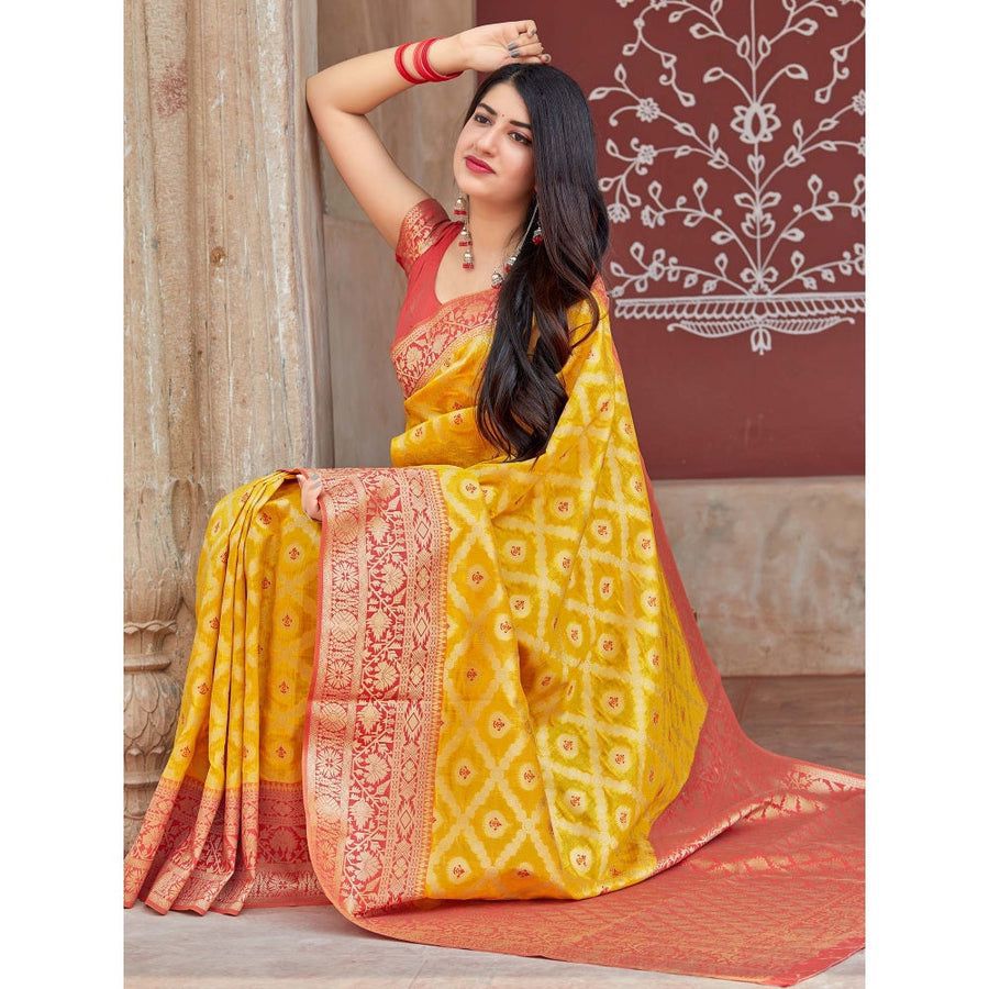 LITCHI SILK SAREE - Image 4