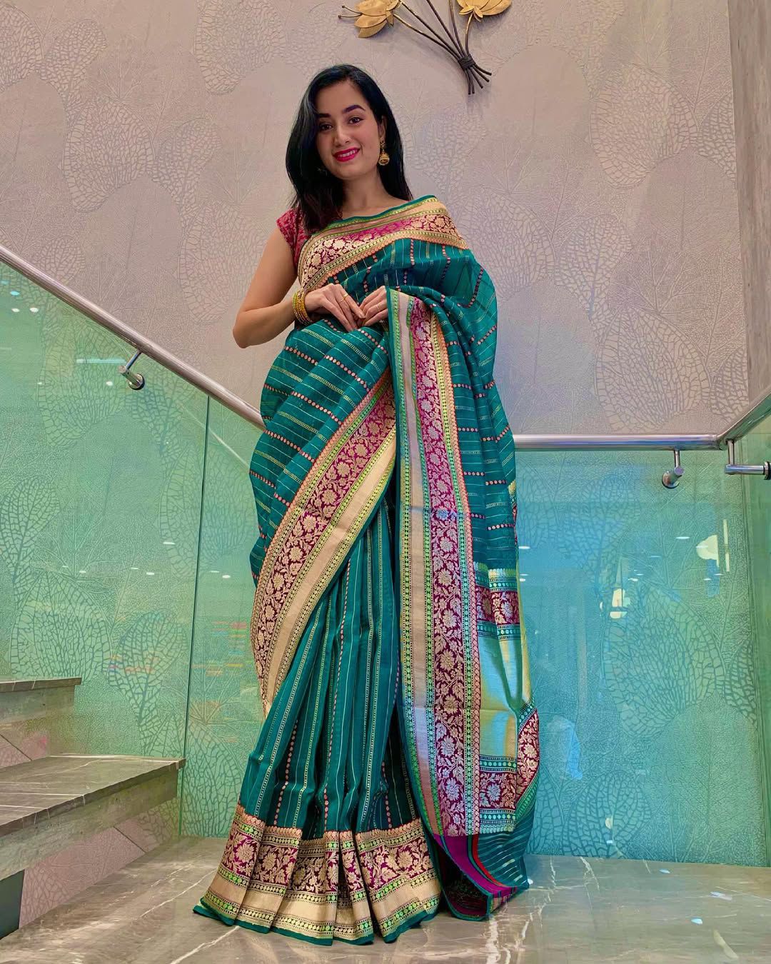 LITCHI SILK SAREE - Image 3