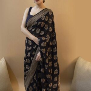 Women's Soft Lichi Silk Saree