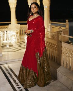 Georgette With Embroidery Work Saree
